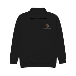 Embroidered Unisex Fleece Pullover - Cozy & Stylish Layer for All Occasions