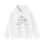Let It Snow Hoodie - Unisex Heavy Blend Sweatshirt for Winter Celebrations