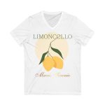 Unisex Jersey Short Sleeve V-Neck Tee