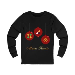 Festive Ornaments Unisex Long Sleeve Tee - Holiday Cheer T-Shirt