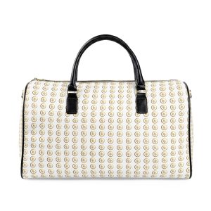 Studded Leather Travel Bag