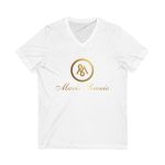 Unisex Jersey Short Sleeve V-Neck Tee