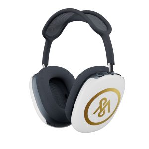 AirPods Max Shell Case — Gold Monogram Logo Protective Covers