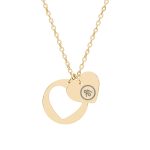Engravable Heart Cutout Necklace