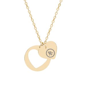 Engravable Heart Cutout Necklace