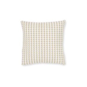 Botanical Gold Leaf Square Pillow — Decorative Throw Cushion