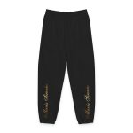 Embroidered 'Mom Aesthetic' Beige Sweatpants — Cozy Mother's Day Lounge Pants